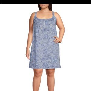 Ralph Lauren Blue Paisley Night Gown